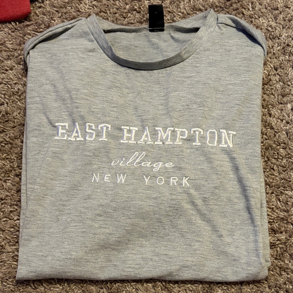 Gray East Hampton Village T-Shirt